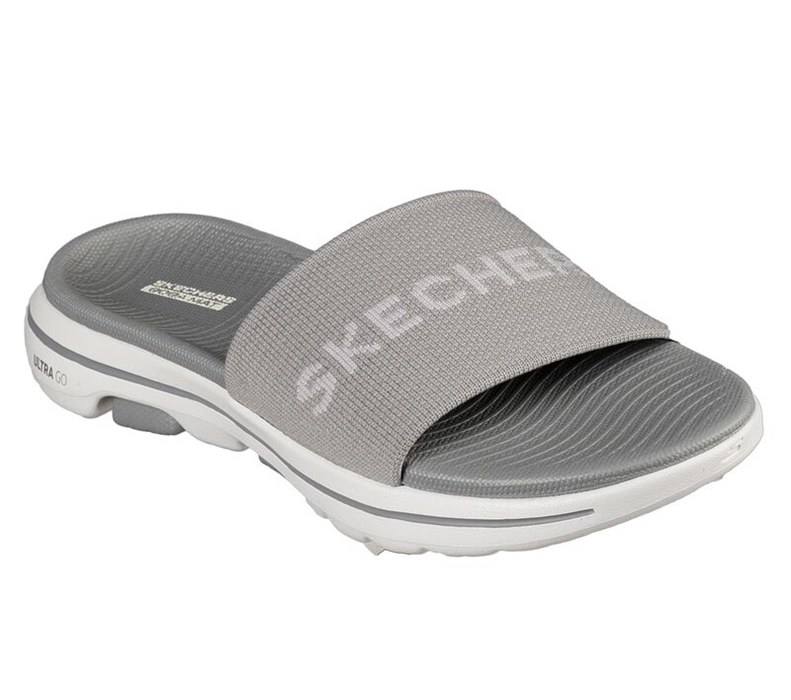 Skechers Dam Grå Badtofflor - Gowalk 5 - Heatwave - Sverige (FWTEN-8756)